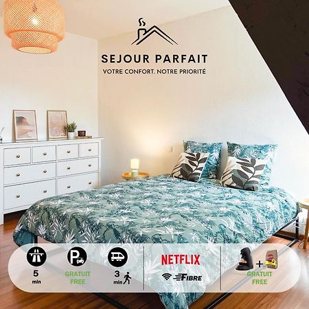 Appart'Hotel Le Dornach - Proche Gare Et Autoroute Mulhouse Buitenkant foto